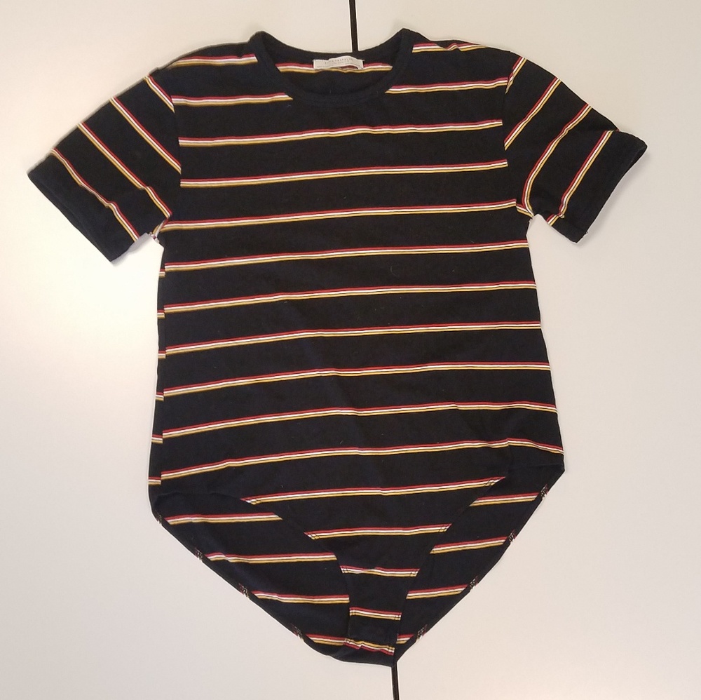 EUC Zara Trafaluc Striped Bodysuit